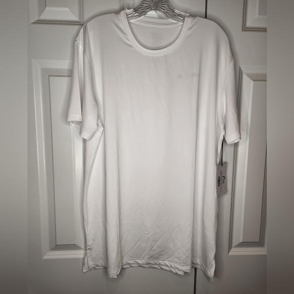NWT Zyia Men's White Links Active T Size Large - Picture 2 of 5